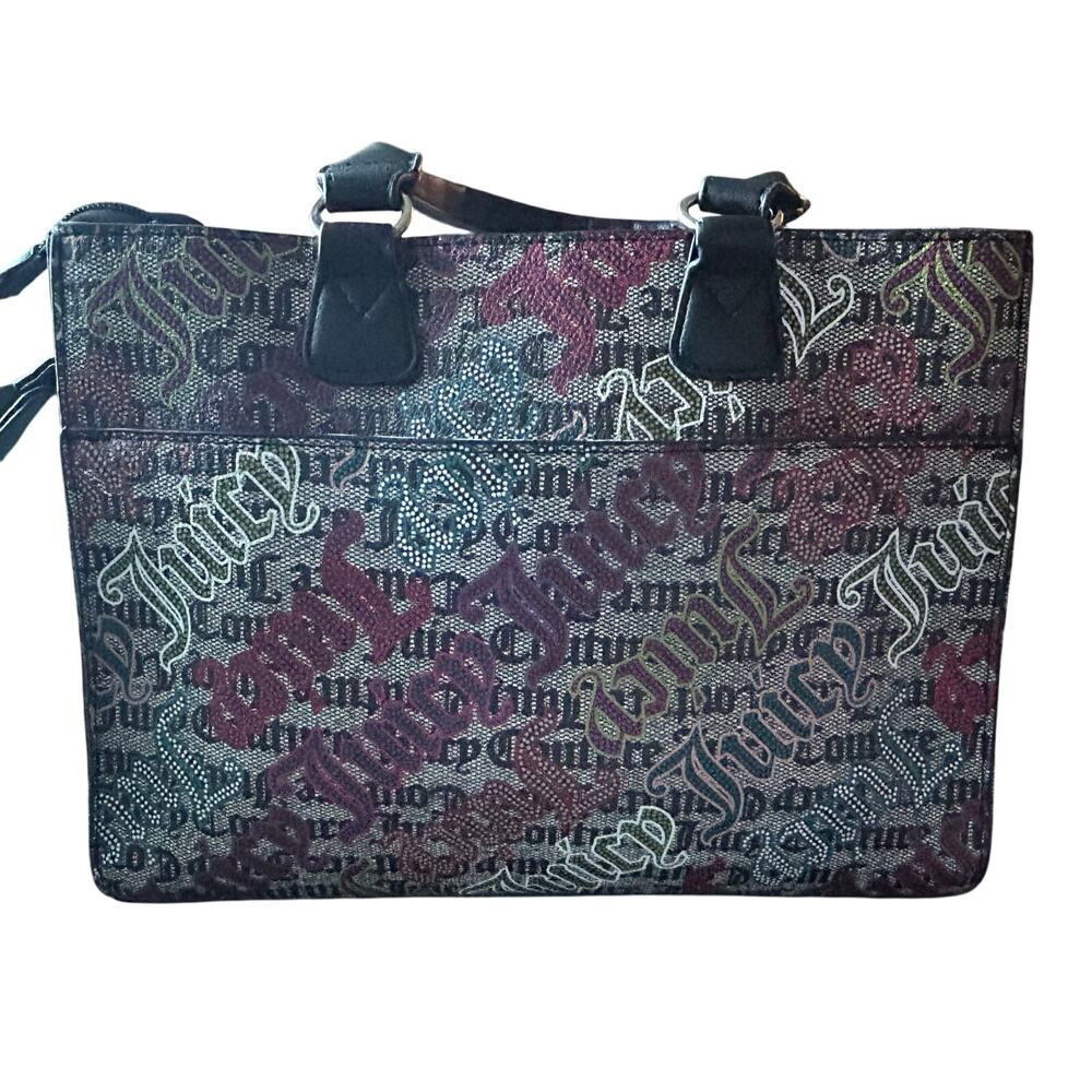 Juicy couture lock chain tote crossbody handbag purse Y2K - Picture 3 of 11